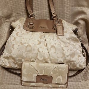 Coach purse + wallet set